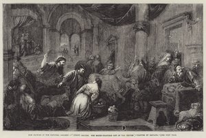 Christus verdrijft de geldwisselaars uit de tempel door Jacopo Bassano